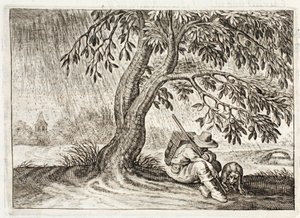 シェルター、ヨハネス・ド・ブルーネ（1589-1658）による「ジンネ・ヴェルクの紋章」のイラスト、ヤン・ジェイコブス・シッパー、アムステルダム、1661 作： Adriaen Pietersz van de Venne